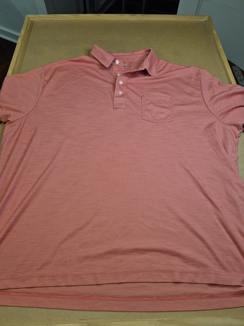 Men's Coral Short-Sleeve Polo with Chest Pocket 4366/7